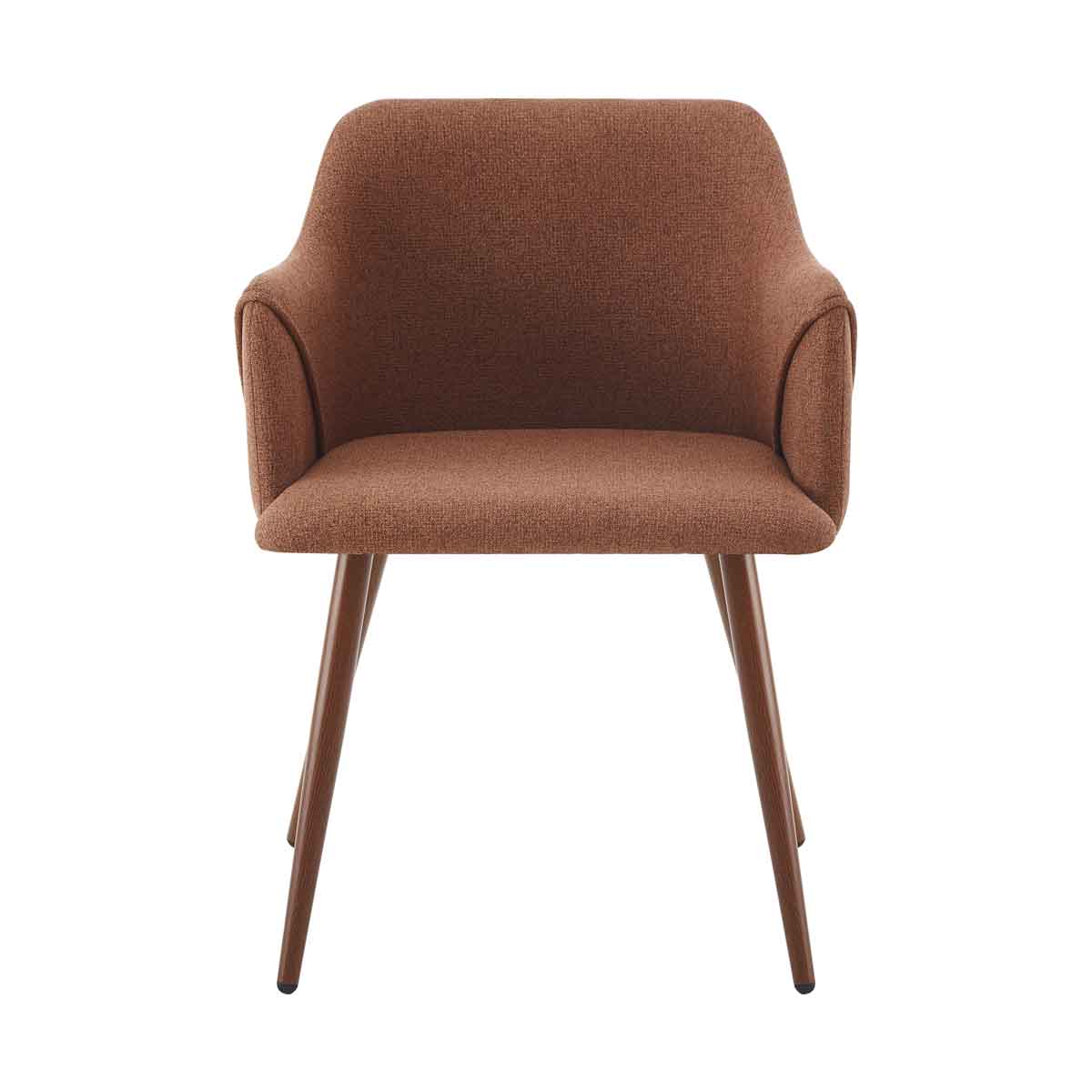 Sillón ALDRIDGE de tejido terracota