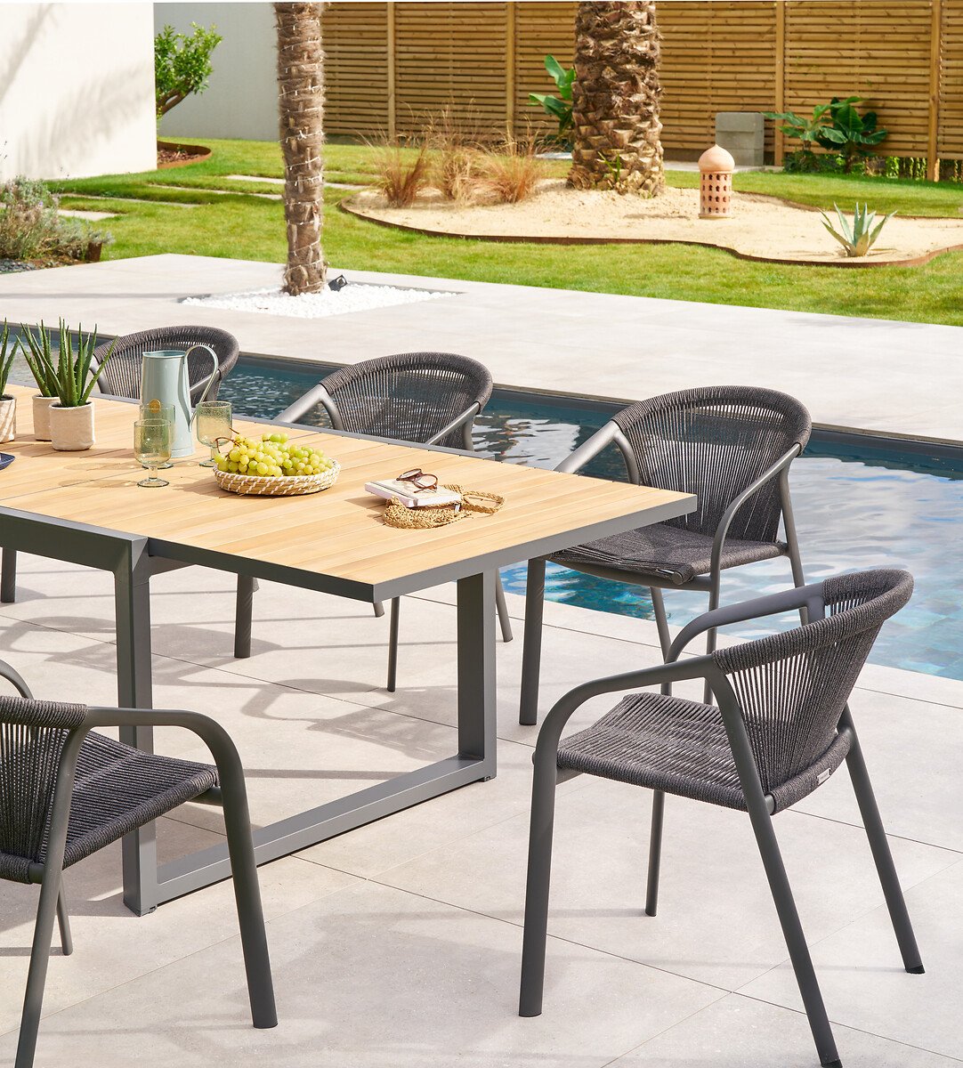 Silla RIU gris antracita e grafito