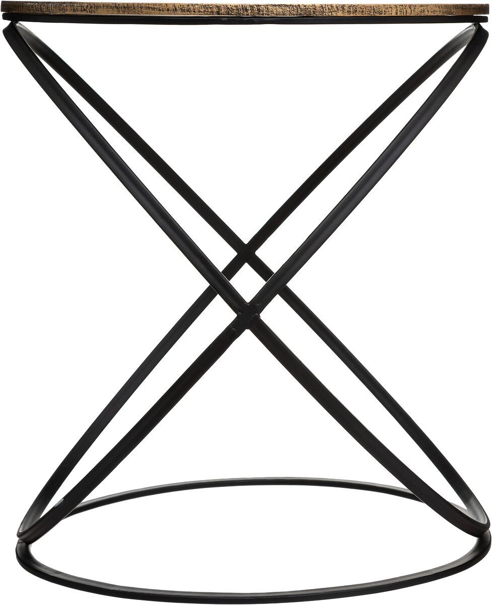 Mesa auxiliar cobre étnica 38.5cm