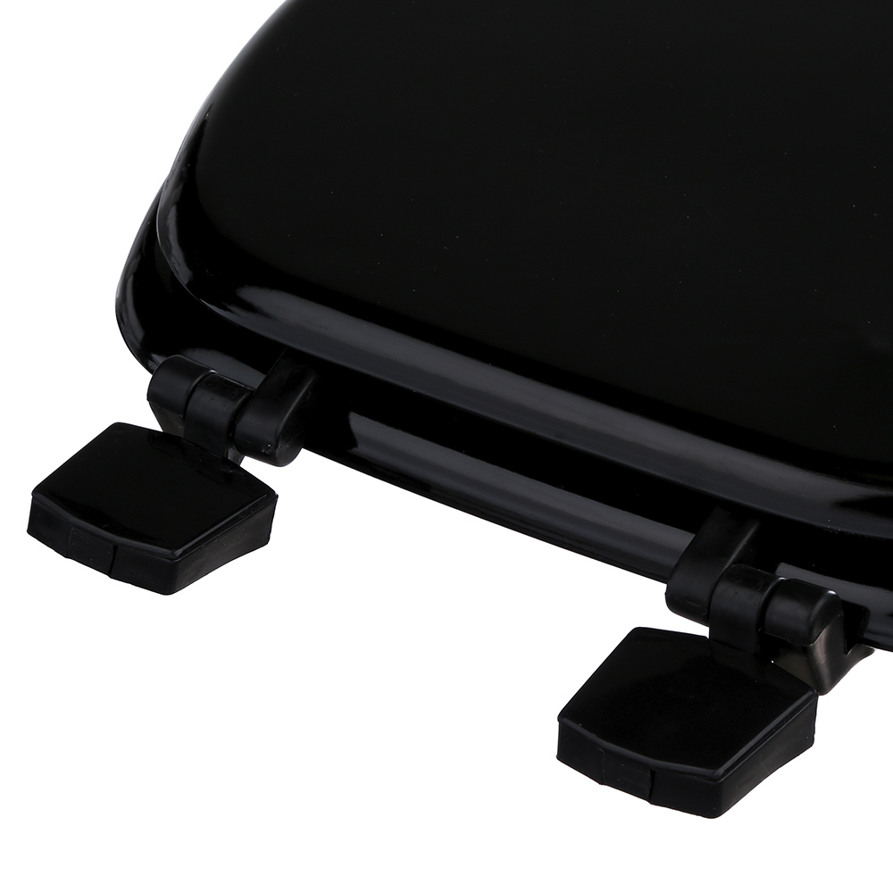 Tapa De Inodoro De Madera Luxe Negra