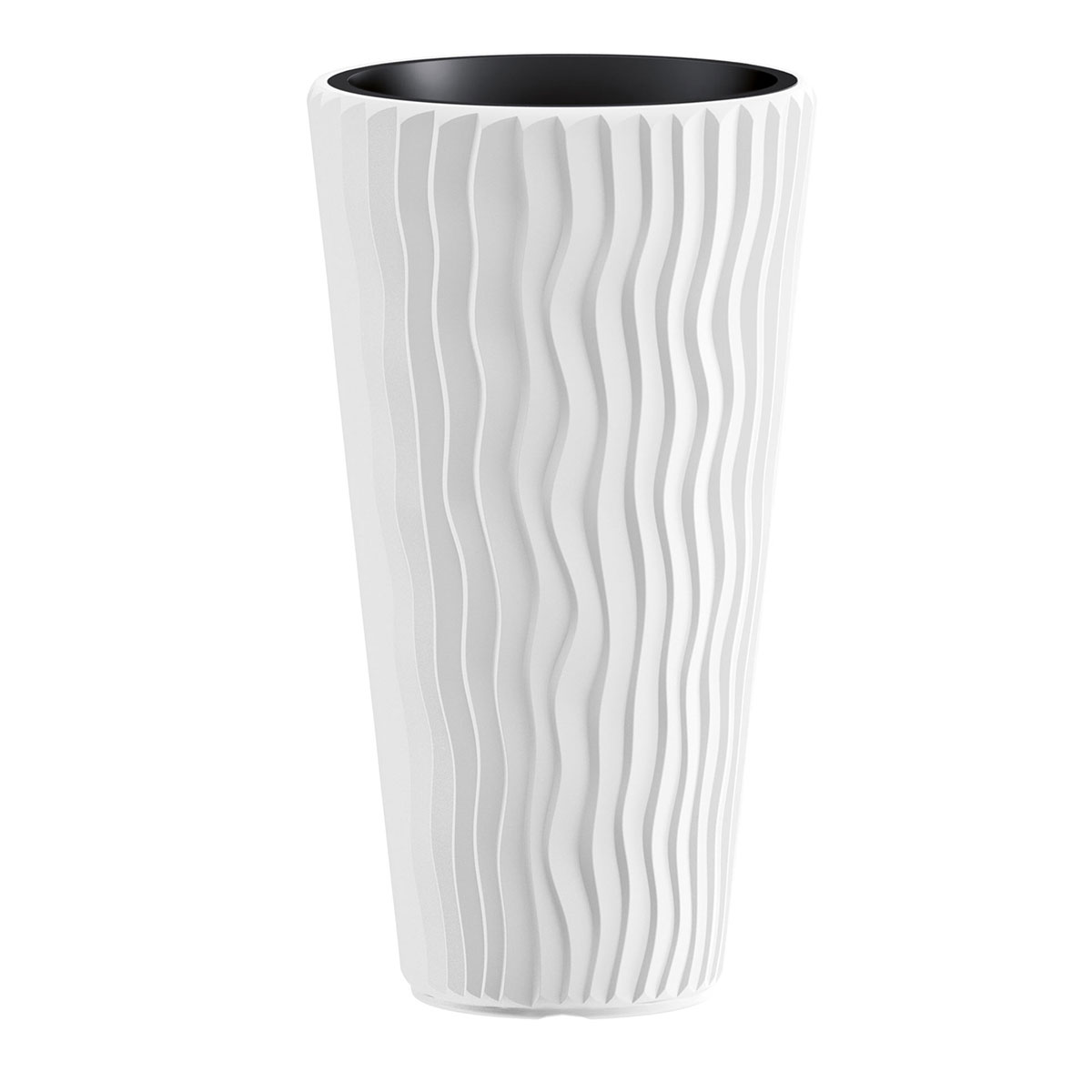 Floreira Sandy Slim Branco 53cm