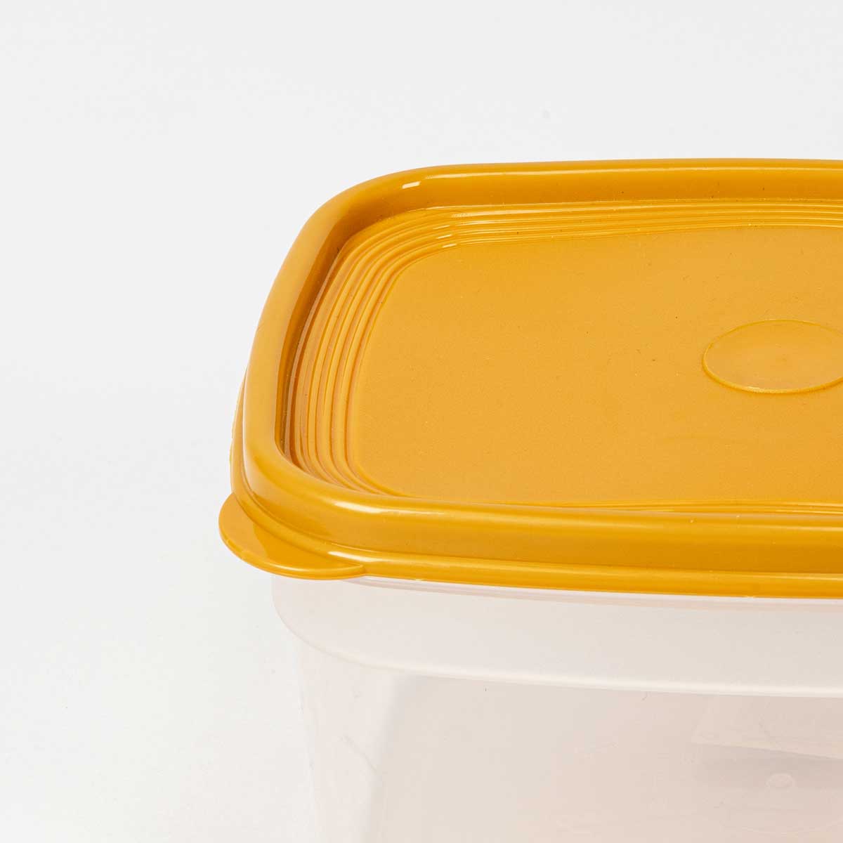 Recipiente Rectangular Amarillo 1.7L