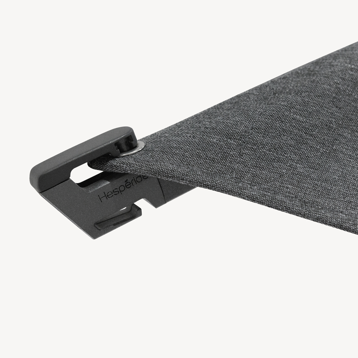 Parasol exc&eacute;ntrico MELHIA led gris grafito 