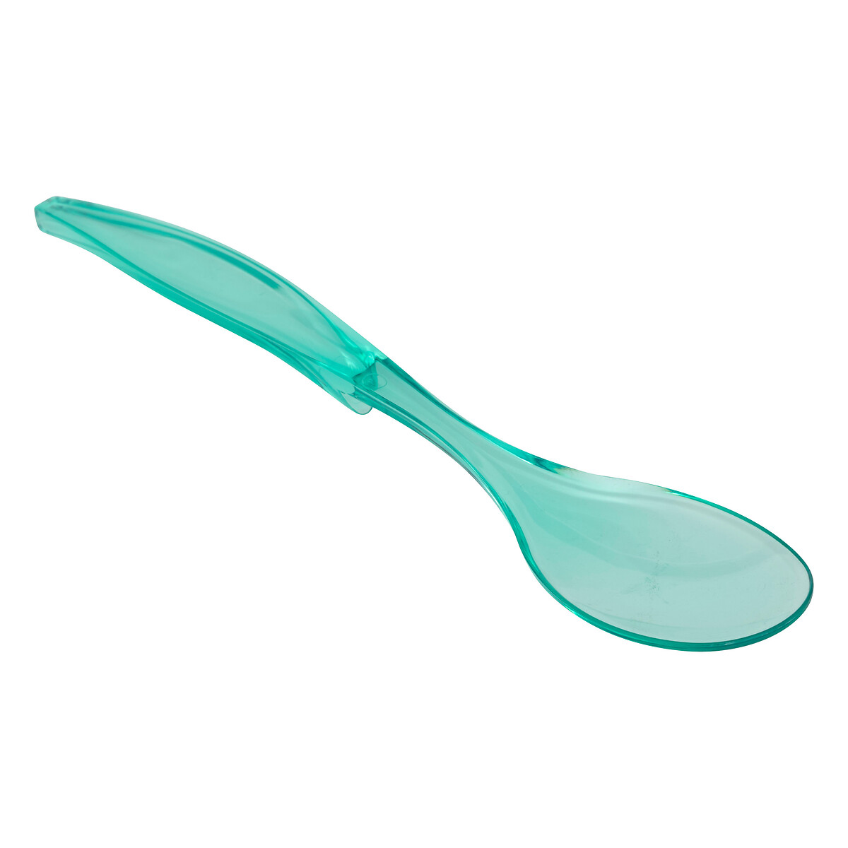 Set  2 cubiertos de ensalada SQUARE azul claro