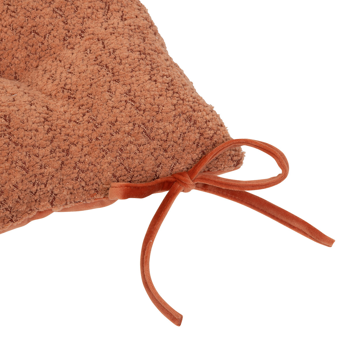 Coj&iacute;n para silla AUTOMNE bouclette terracota 38x38