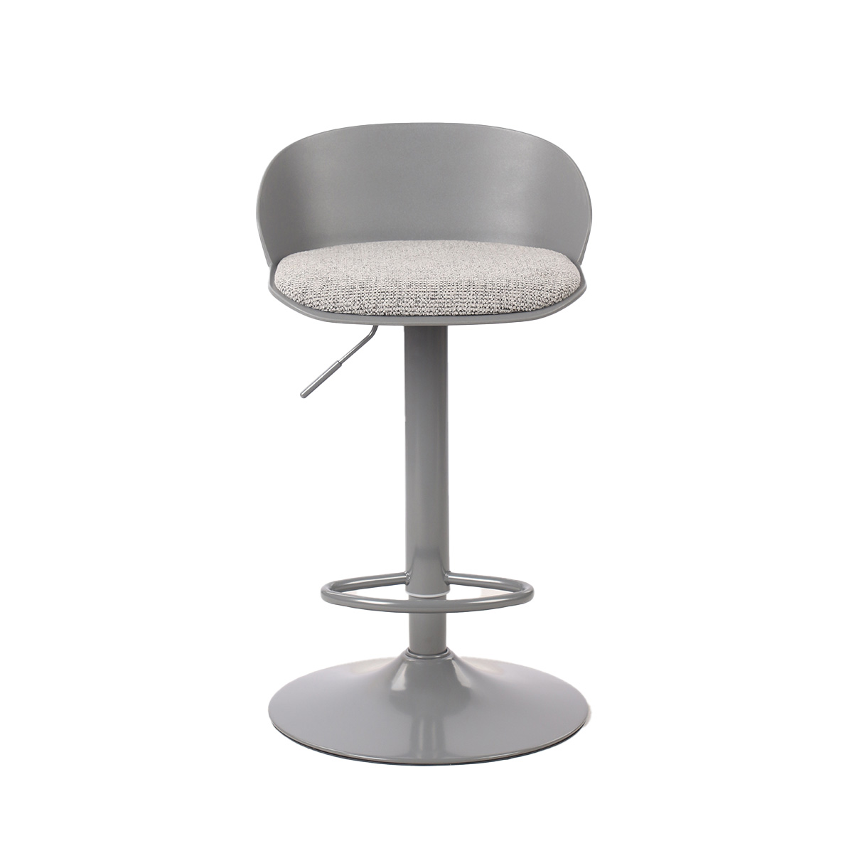 Taburete de bar regulable FLAIR gris