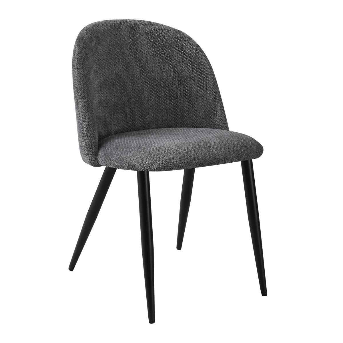 Silla ACCRA de tela gris