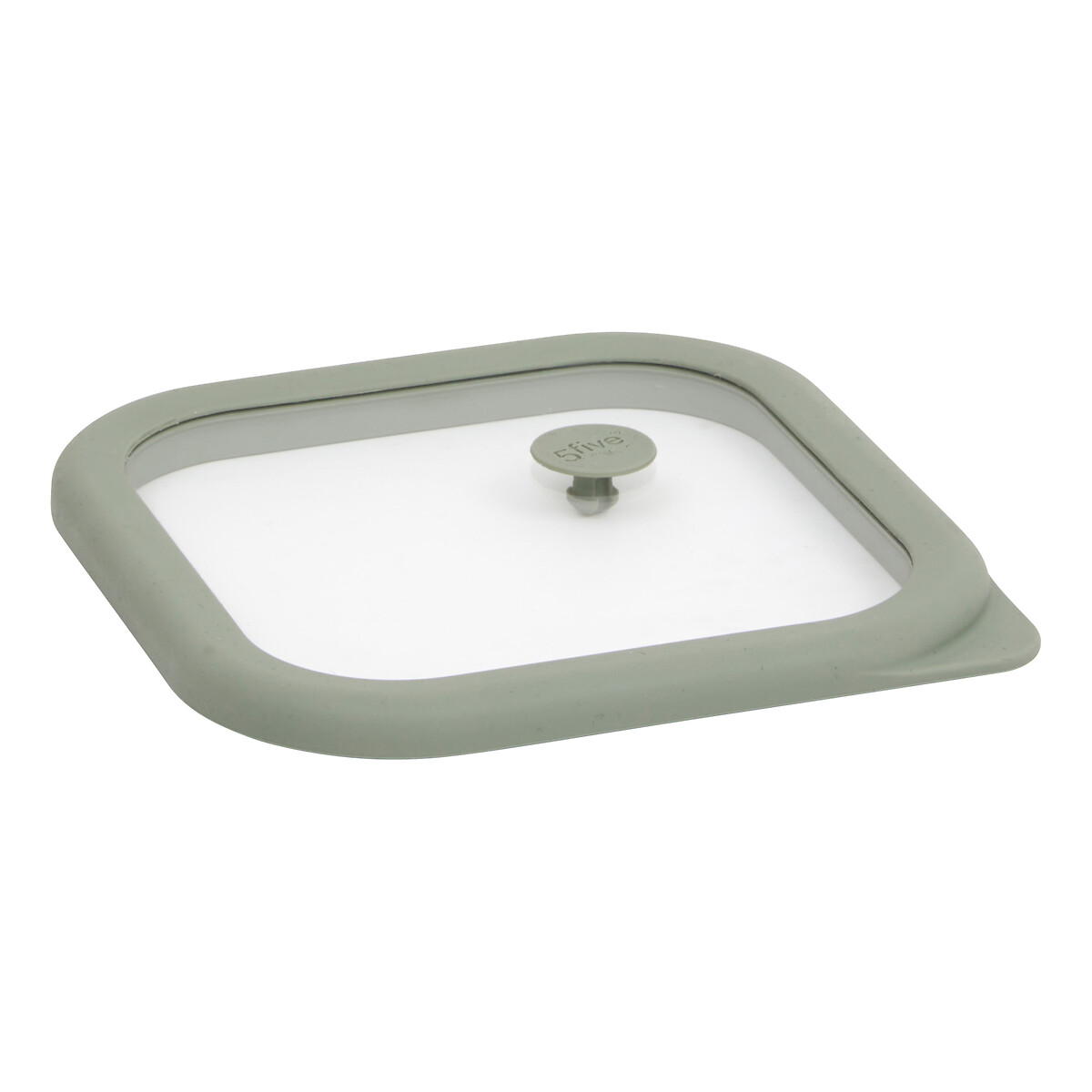 Caja cuadrada SILIGLASS gris 1,35L