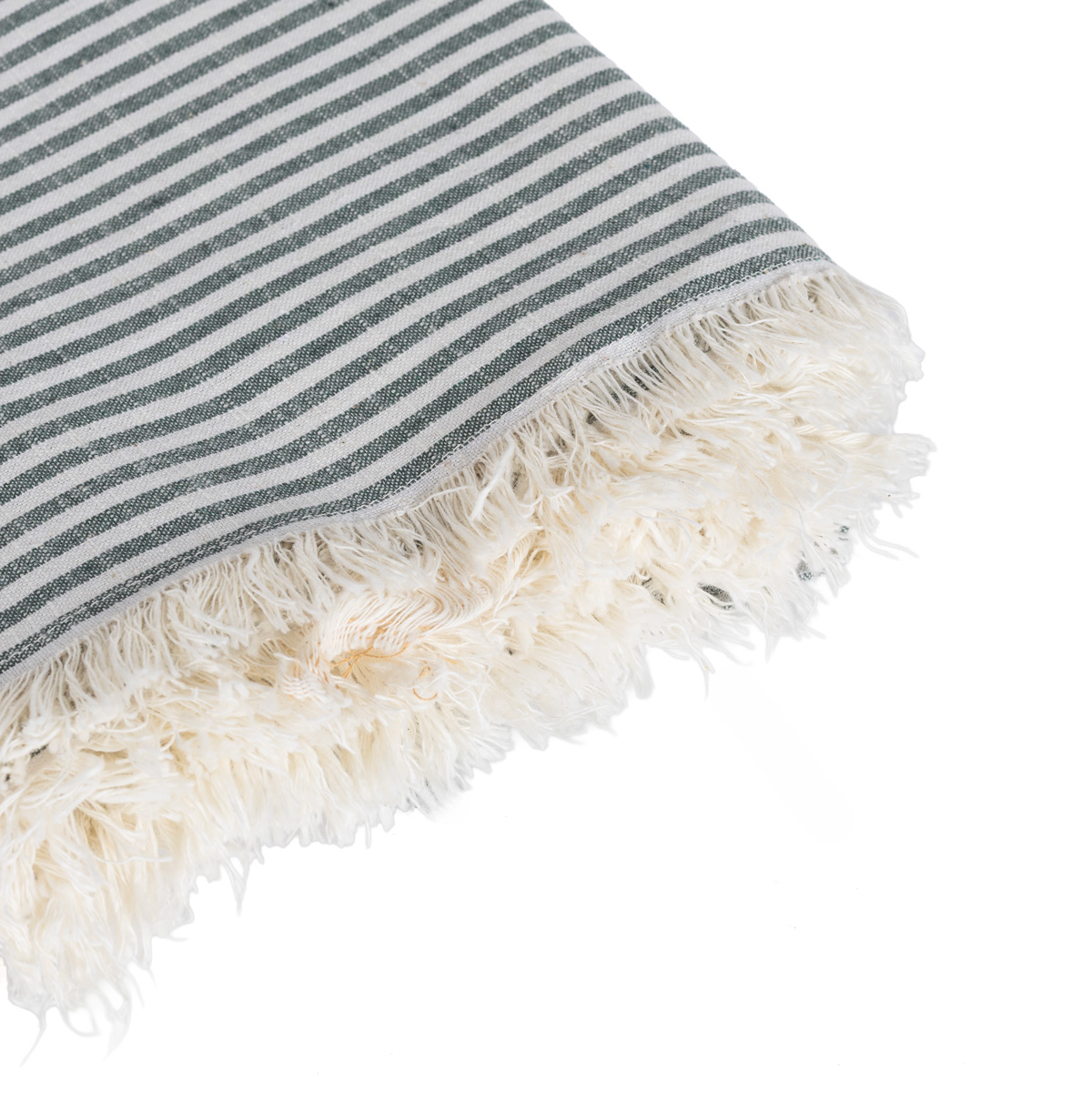 Mantel de mesa SLUB STRIPES verde 140x320cm