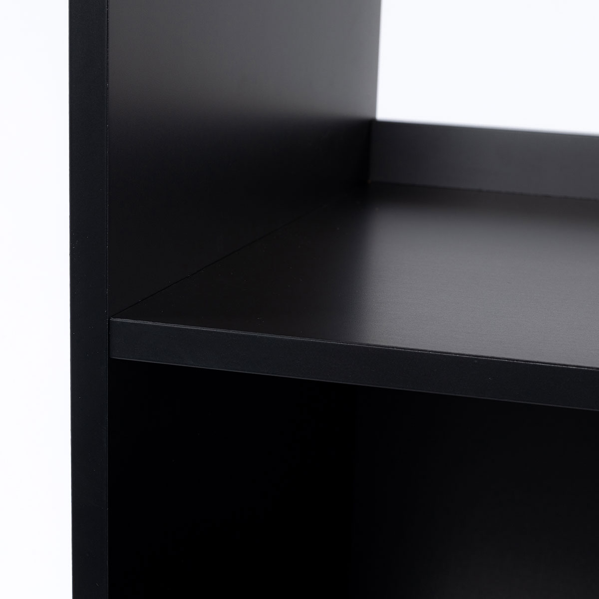 Estantería TEDY negro 2 puertas mdf e metal 170cm