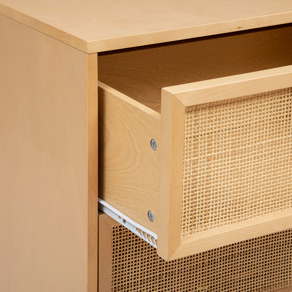 Cómoda Rayo Bege Com 4 Gavetas