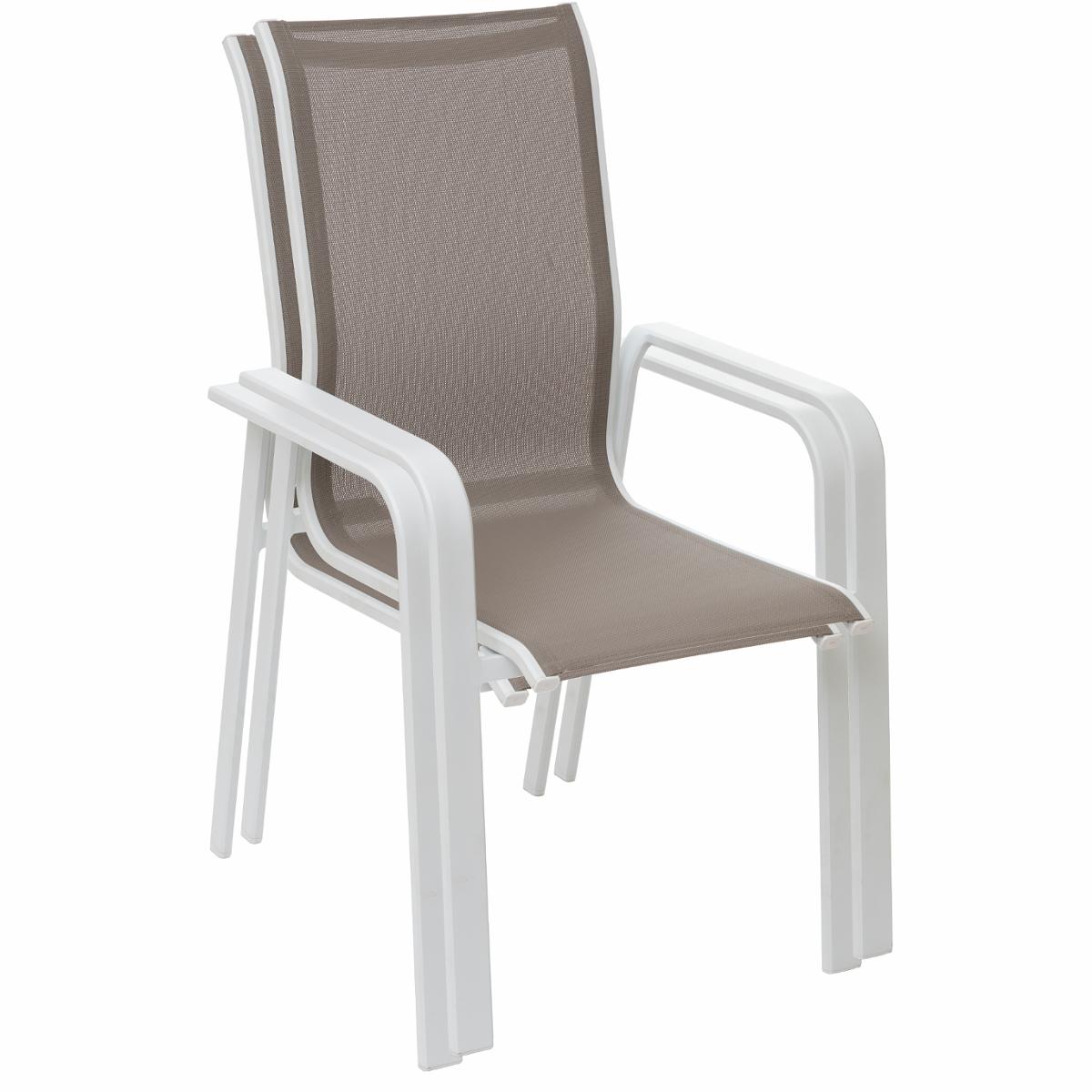 Silla Essio Blanco Y Avellana