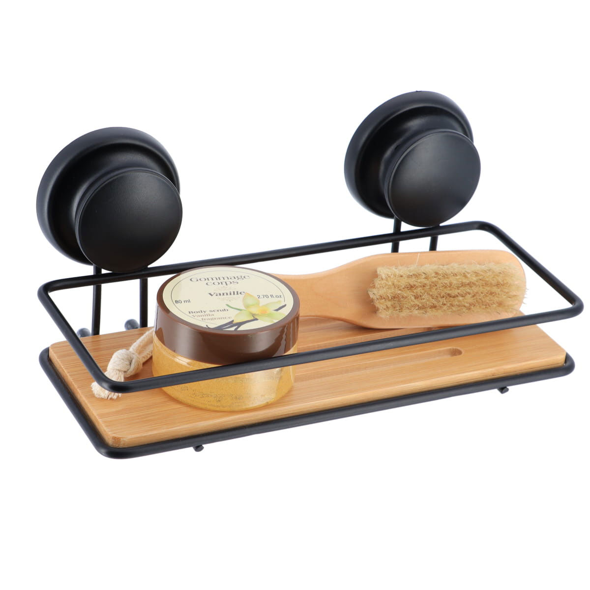 Soporte Met&aacute;lico Rectangular C/Ventosas