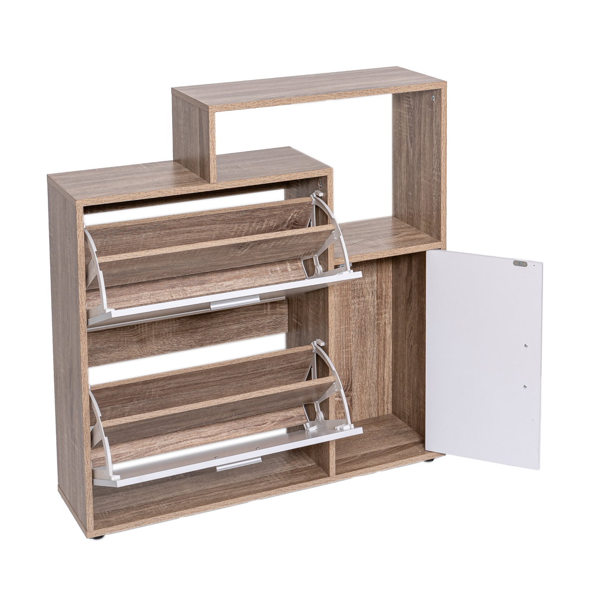 Zapatero con 2 cajones y puerta 90cm