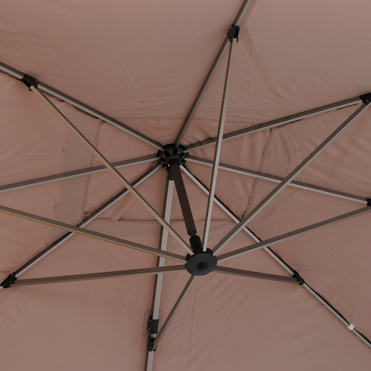 Parasol EQUADOR gris pardo adonizado 3x4m