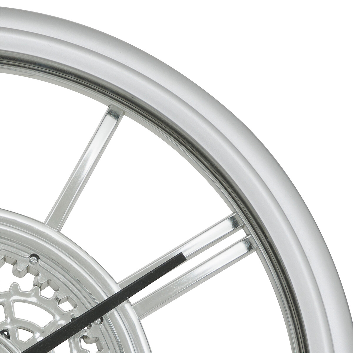 Reloj de pared RICKY plateado