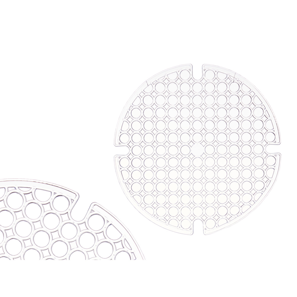 Alfombrilla transparente redonda p/encimera 29cm 