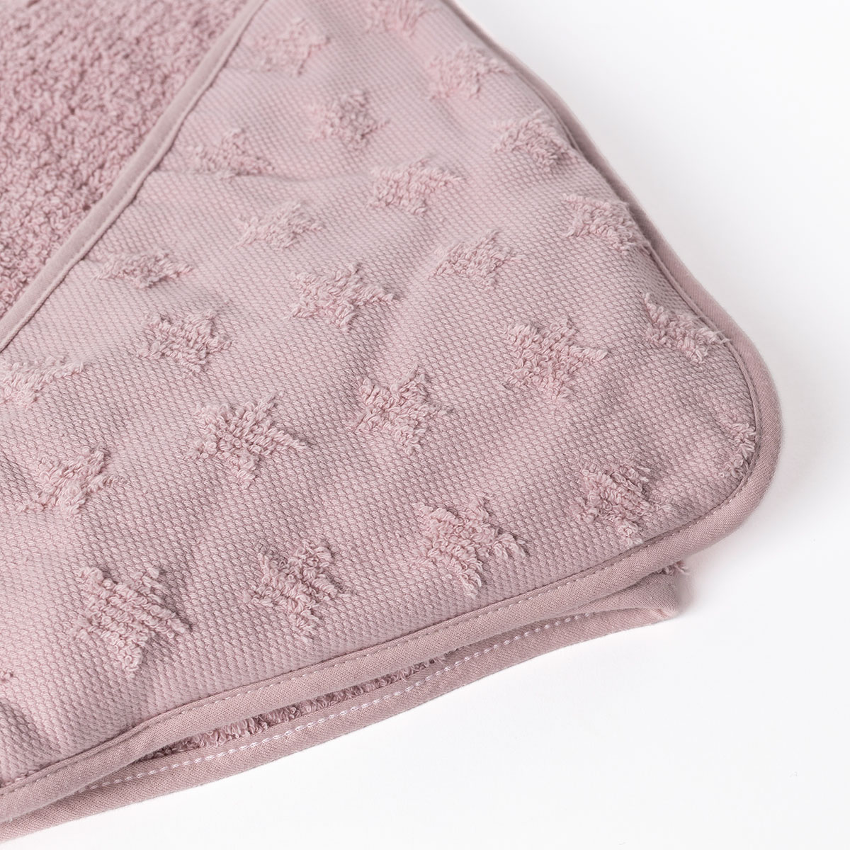 Toalla de ba&ntilde;o con capucha rosa estrellas 100x10