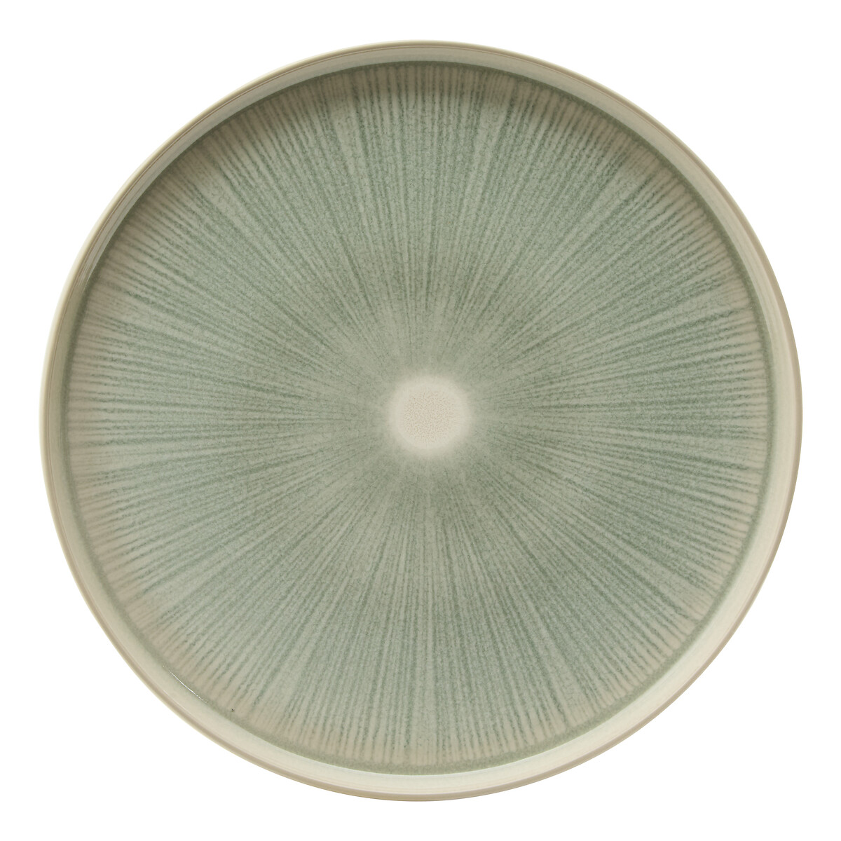 Plato llano EVA verde 27cm
