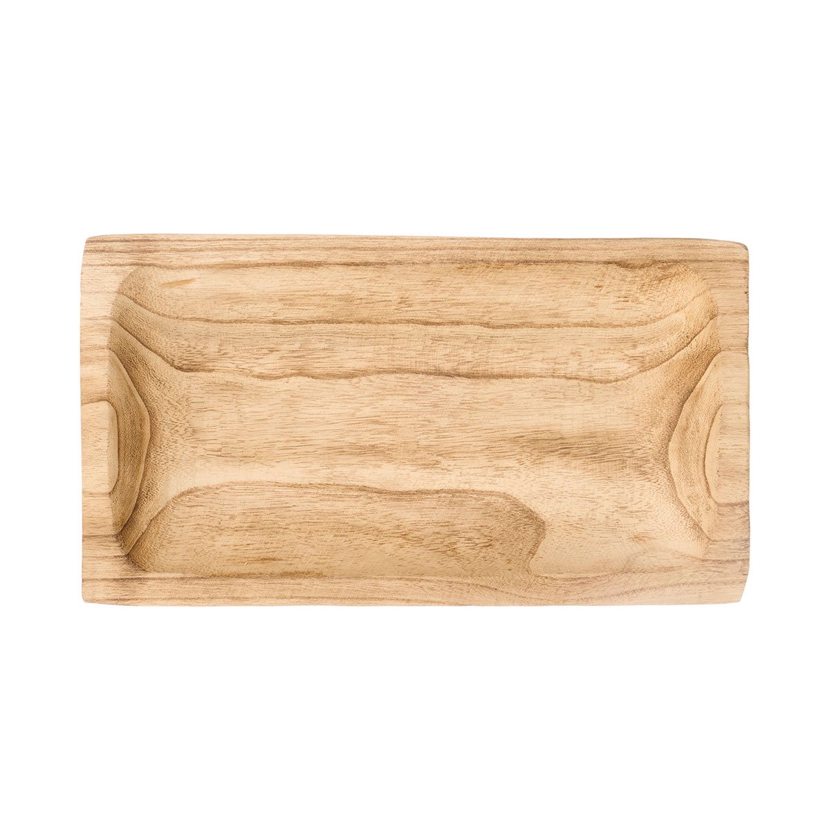 Plato De Presentaci&oacute;n Rectangular Madera Quemada