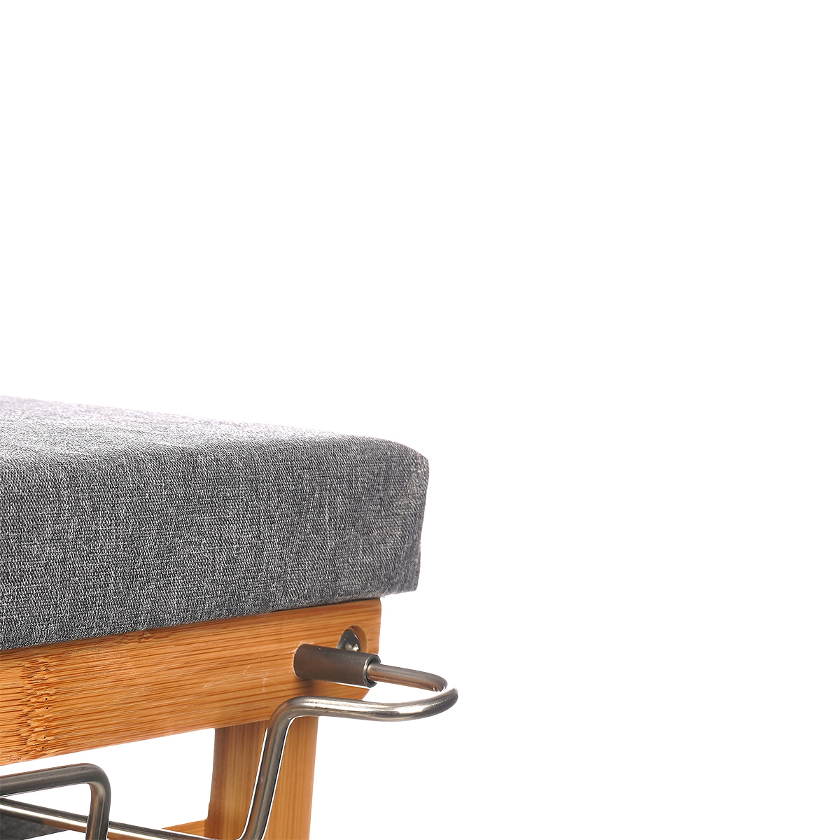Tabla de planchar con mueble y cajones gris