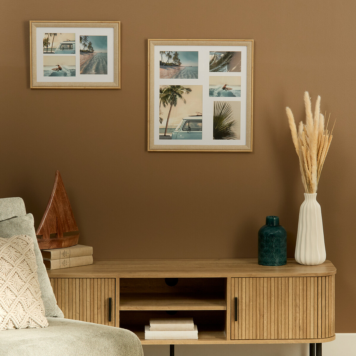 Marco ZERA beige para 5 fotos