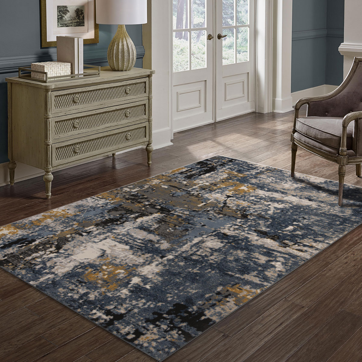 Alfombra Zaha Azul 160x235Cm