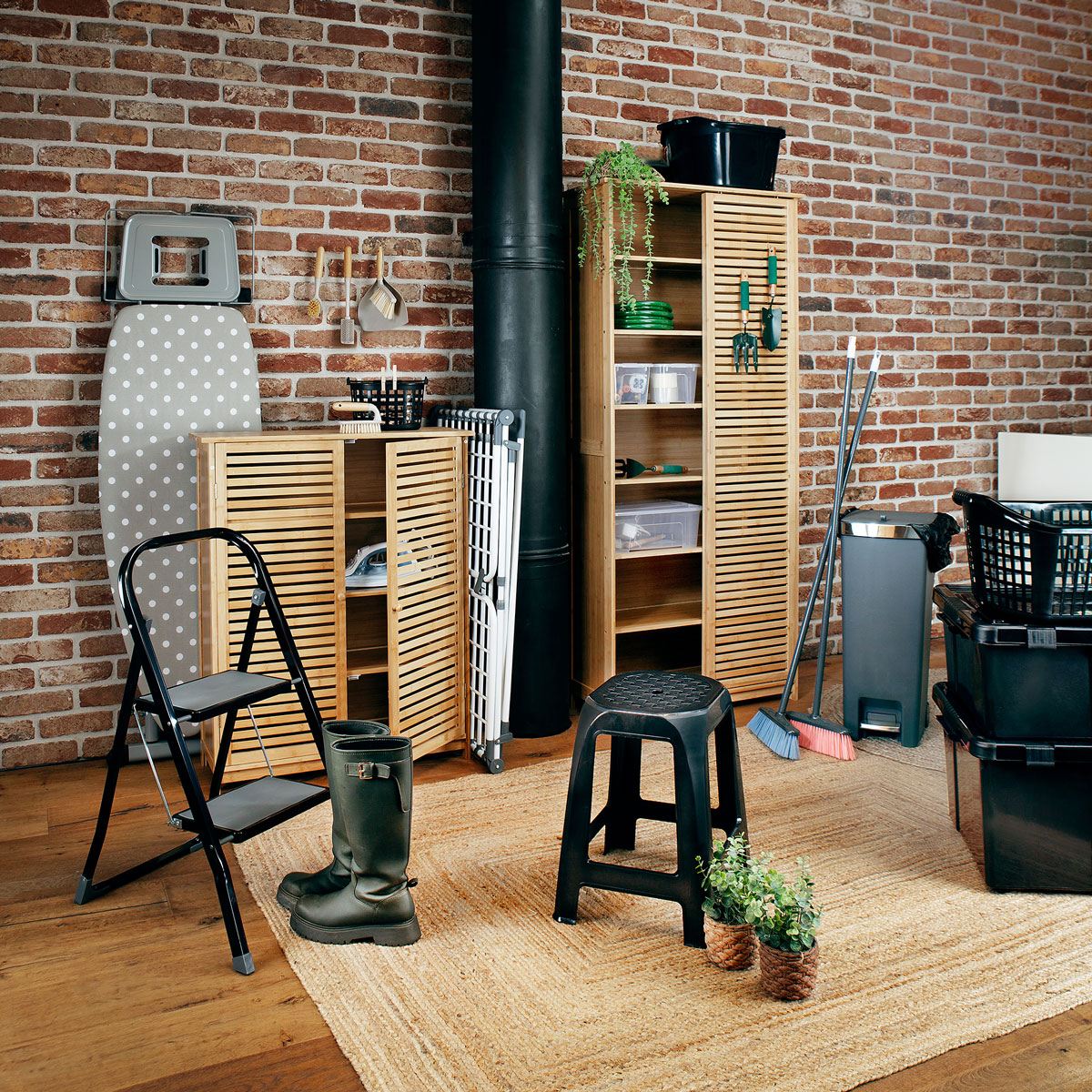 Sapateira Veneza Natural Com 2 Portas 100cm