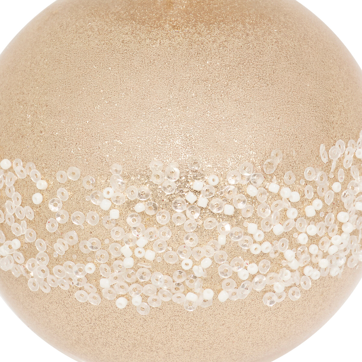 Bola de Navidad con mini perlas 10cm 