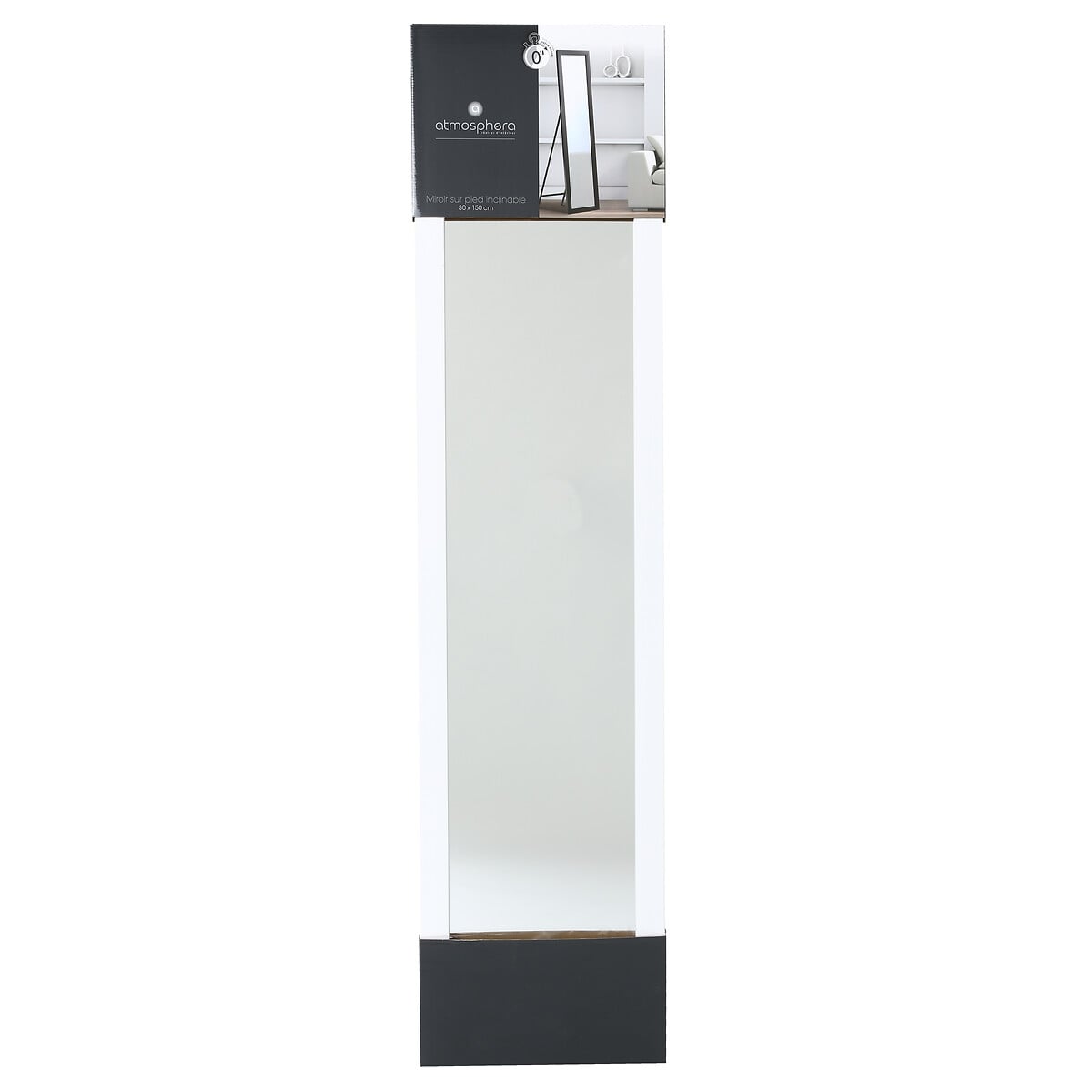 Espejo De Pie Blanco 37x158Cm