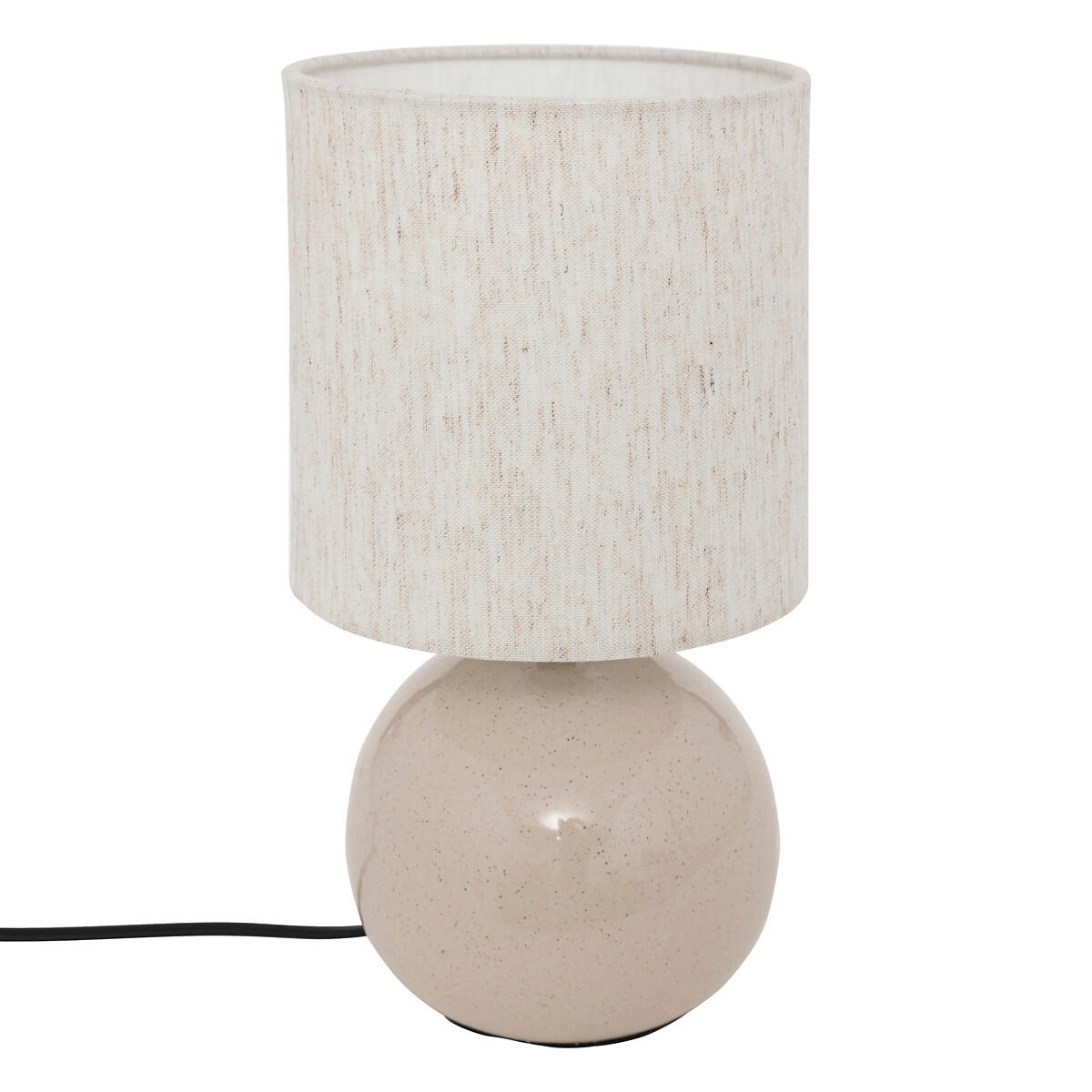 L&aacute;mpara de mesa GAIA beige de cer&aacute;mica 28cm