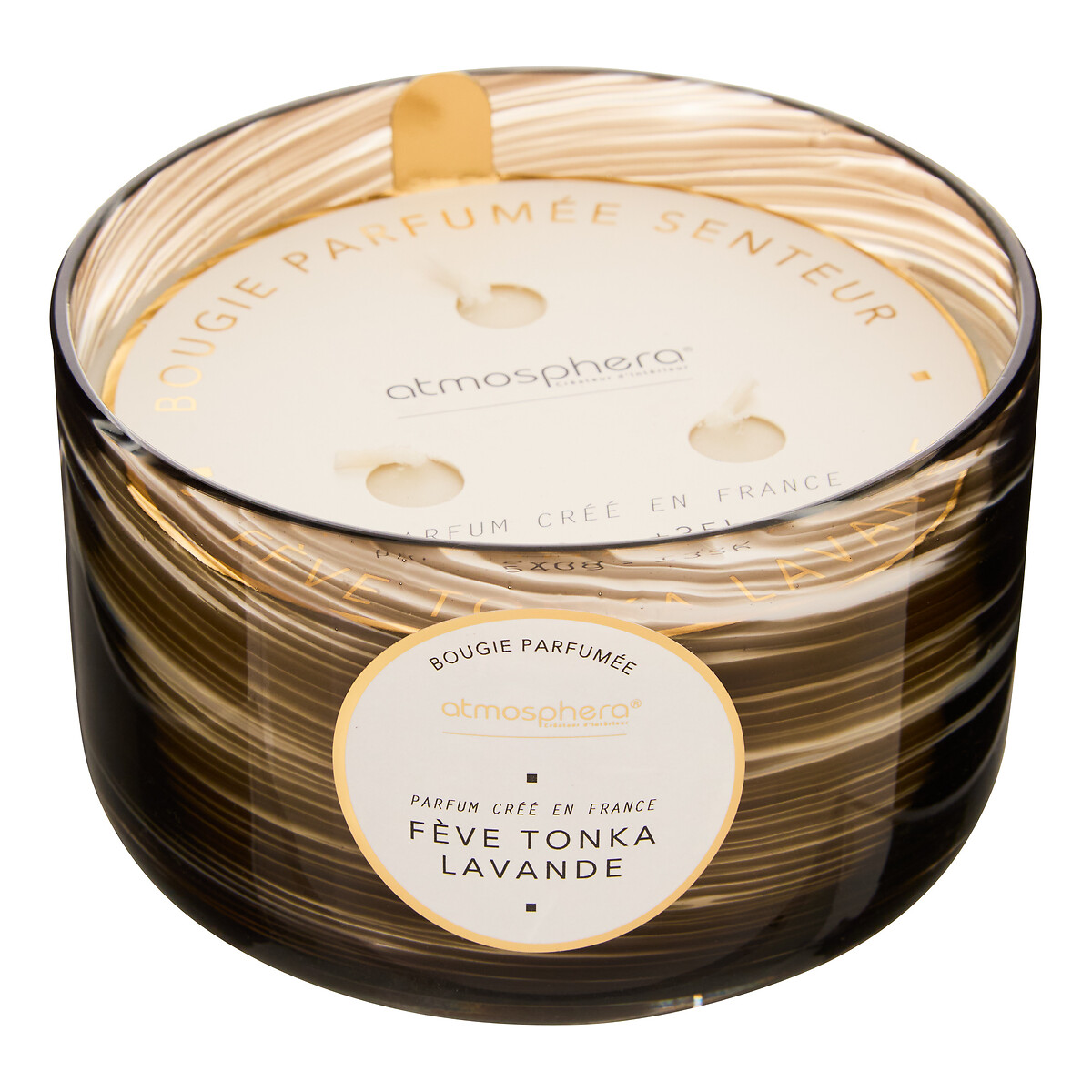 Vela perfumada en tarro de vidrio TONKA