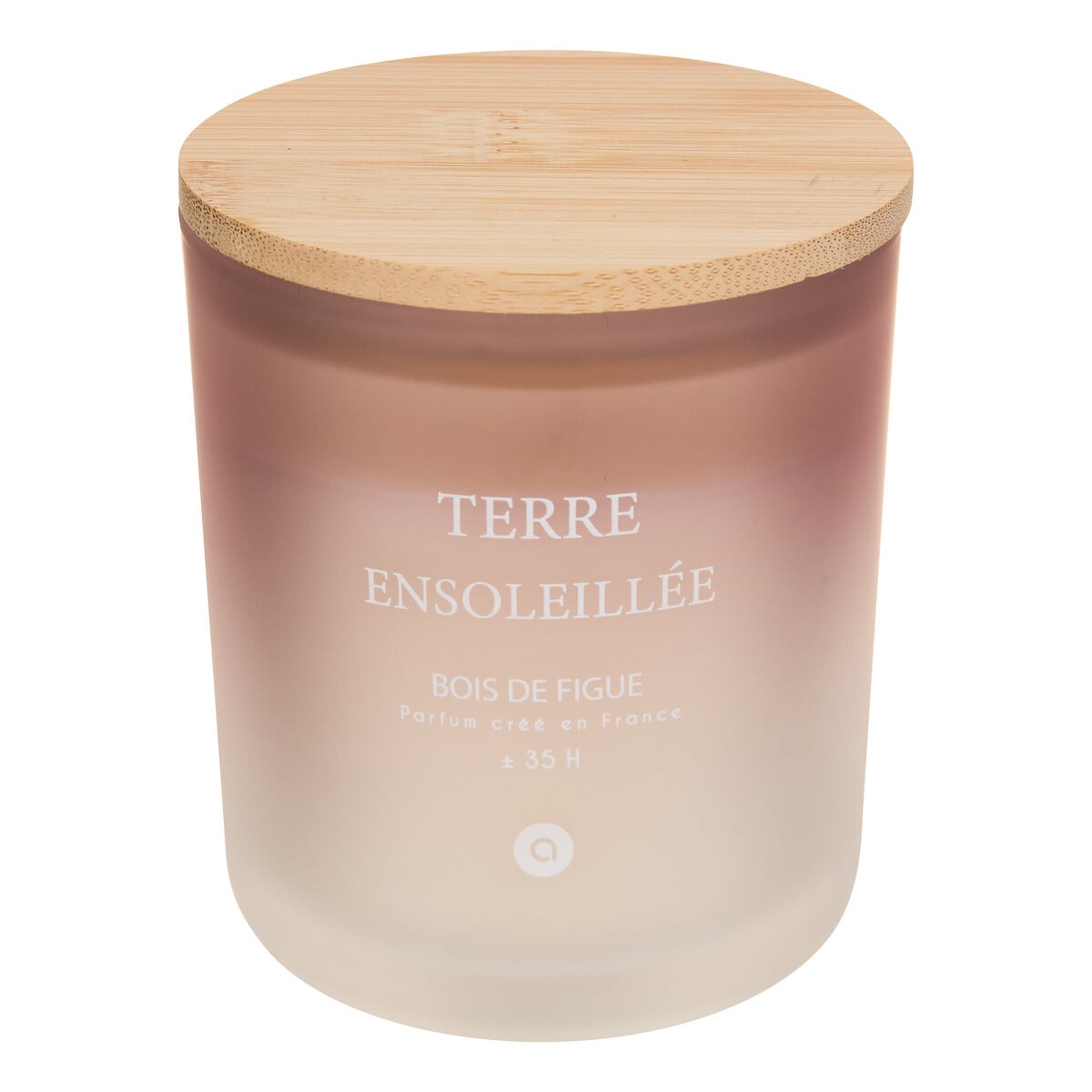 Vela perfumada en tarro de vidrio