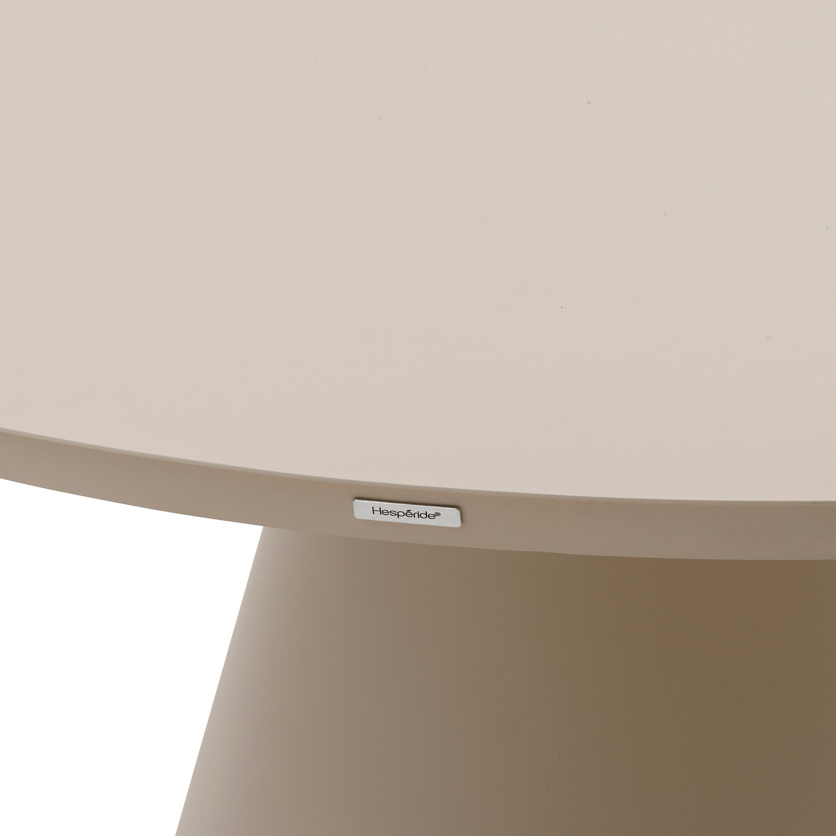 Mesa de exterior redonda YCONIA de aluminio