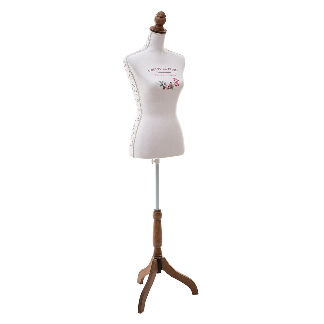 Maniqu&iacute; Poesie Madera/Metal 36x24x160Cm