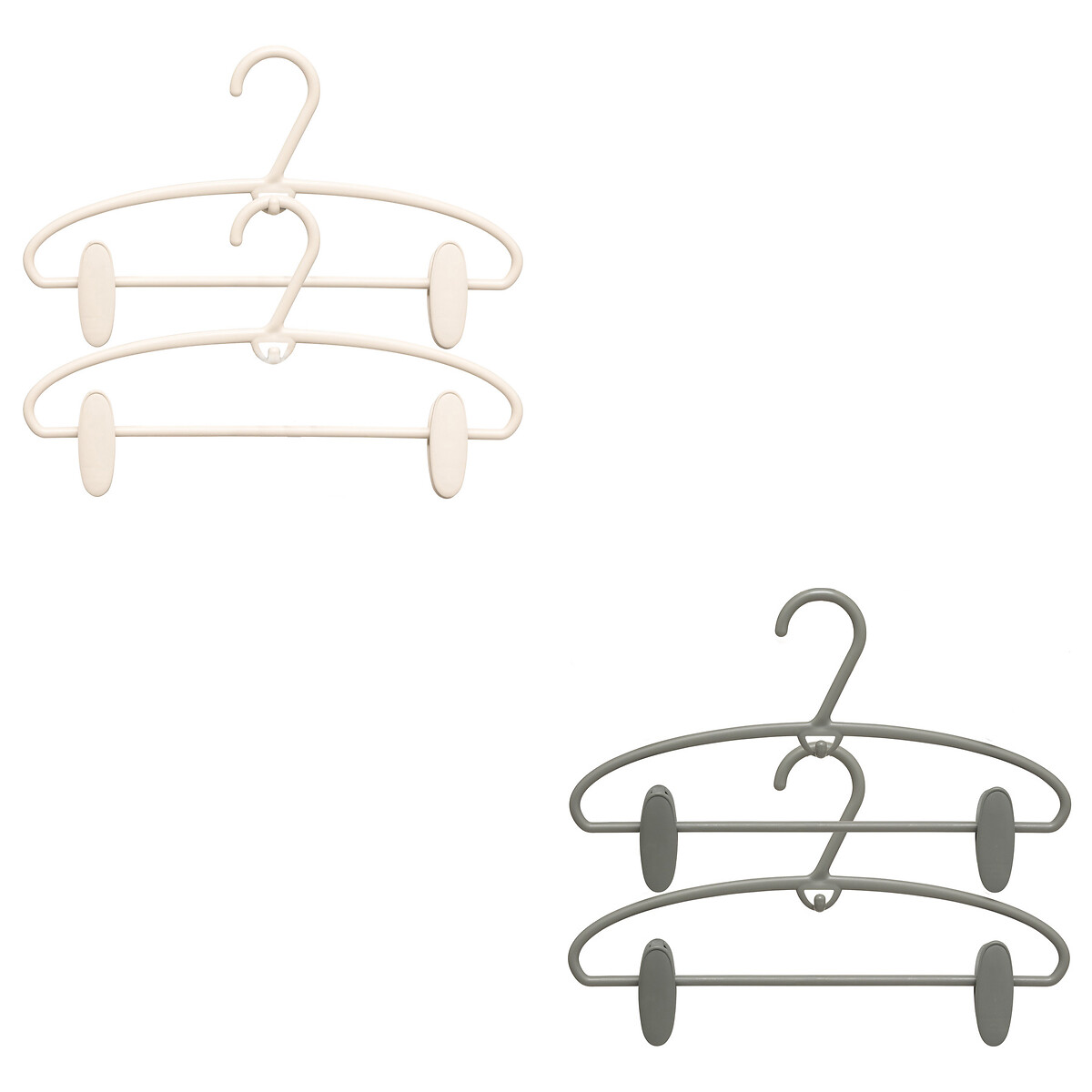 Set de 4 perchas 21,5 cm