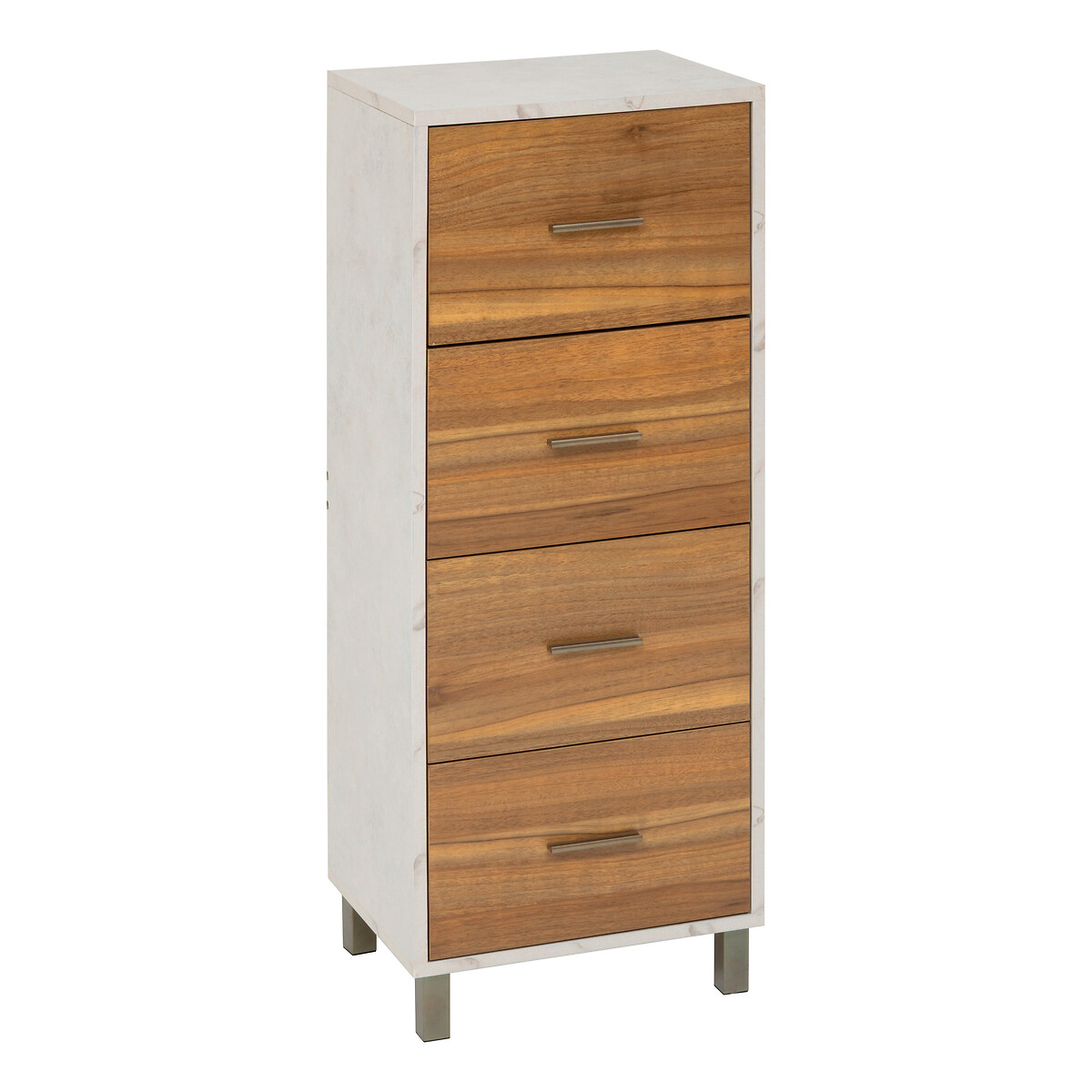 Mueble con 4 cajones COME marr&oacute;n