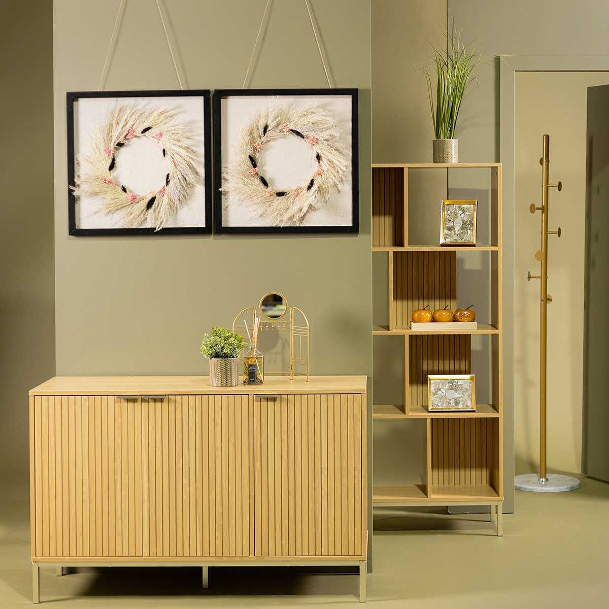 Aparador de mdf beige TASSO