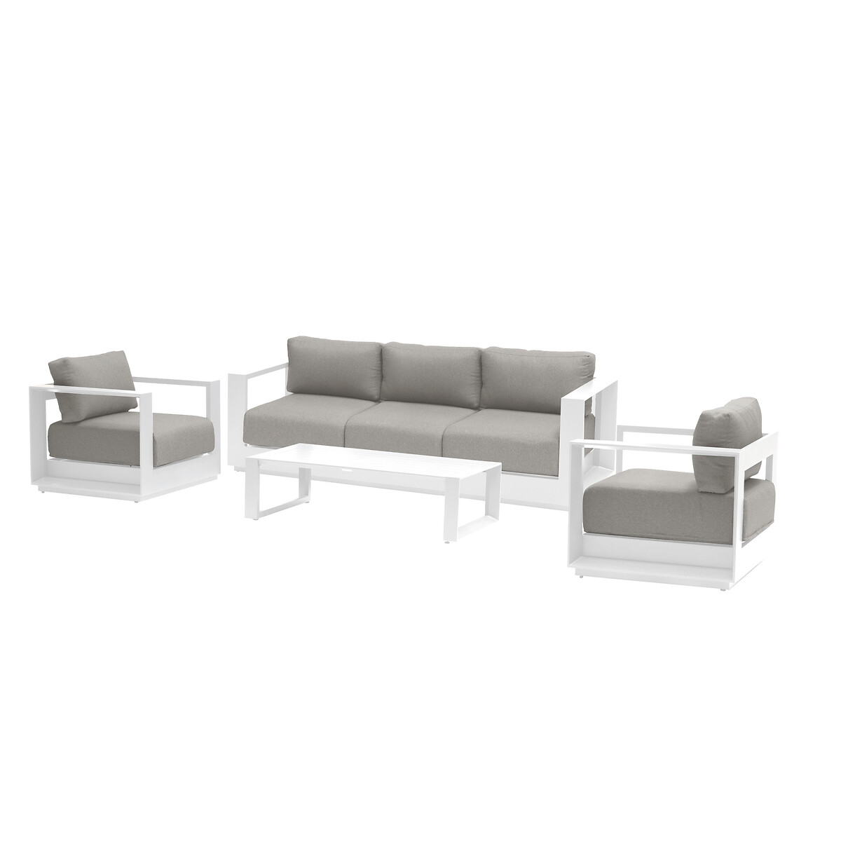 Juego de jard&iacute;n ALLURE blanco 5 plazas