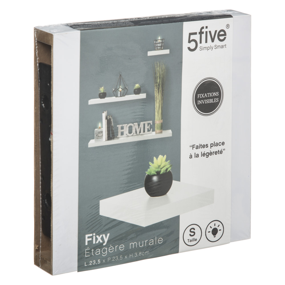 Estante Flotante Mdf Blanco