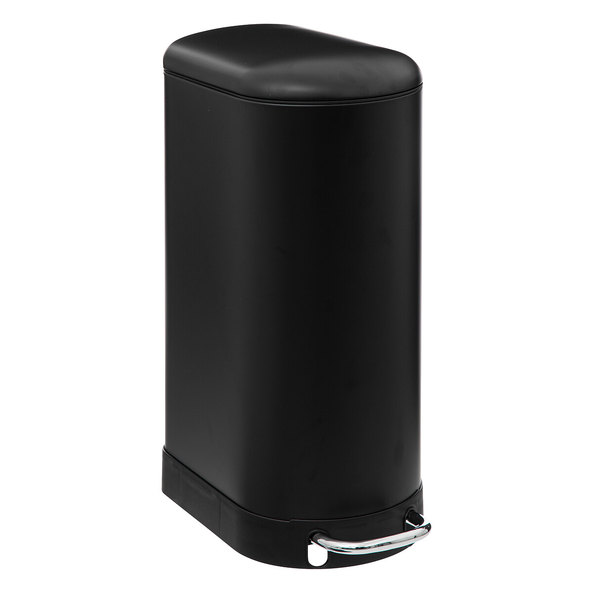 Balde Do Lixo Ariane Preto Com Pedal 30L