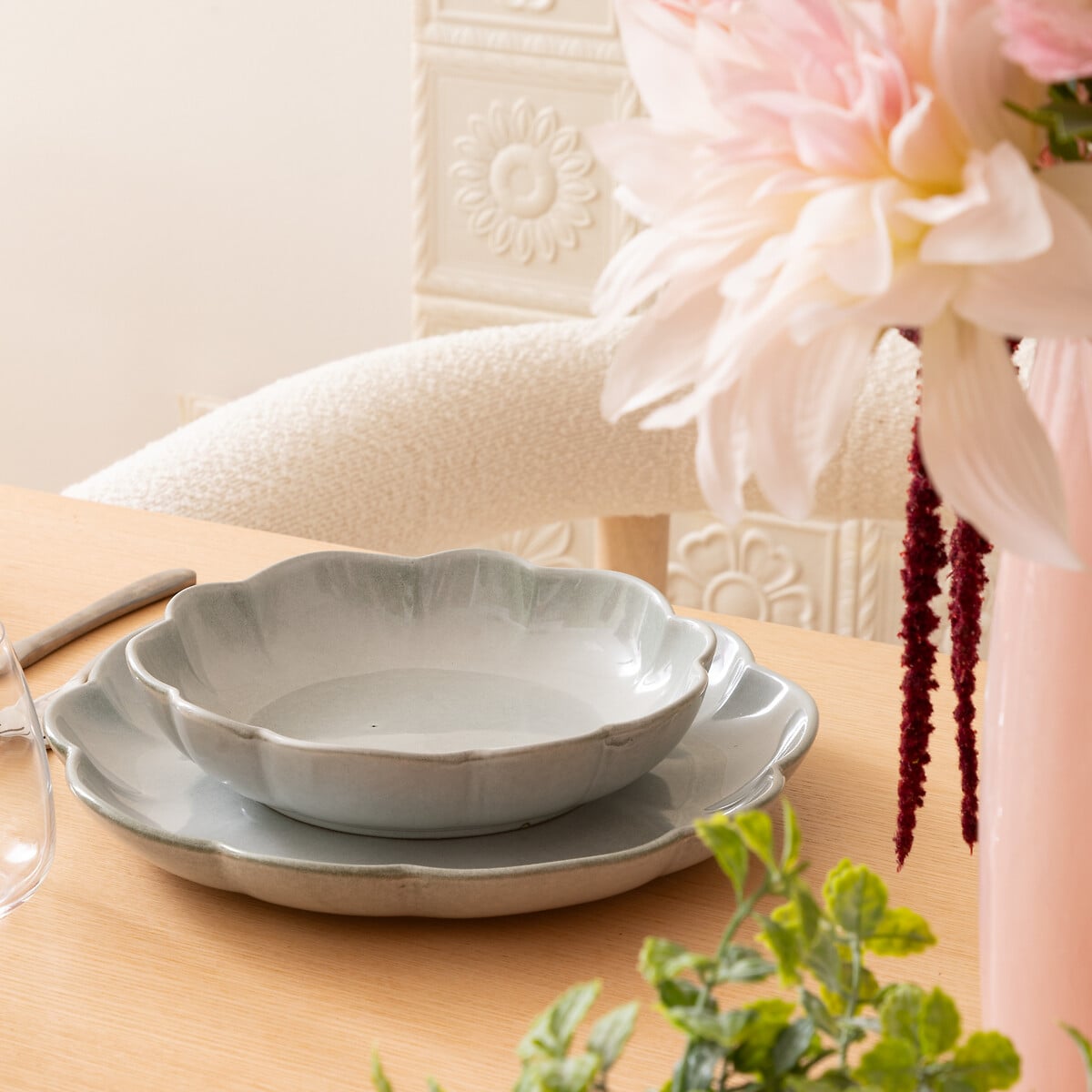 Plato hondo AUDE de gres 20cm