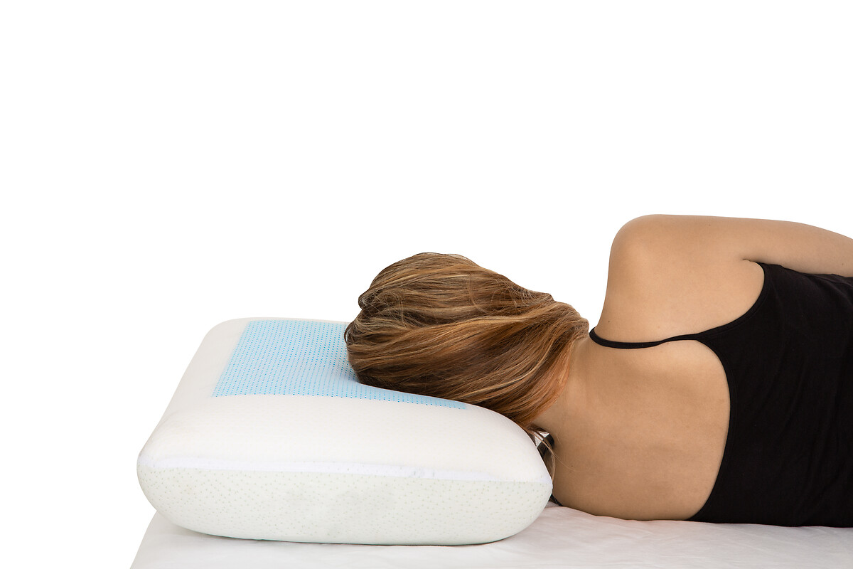 Almohada De Gel Ergonómica 30x50Cm