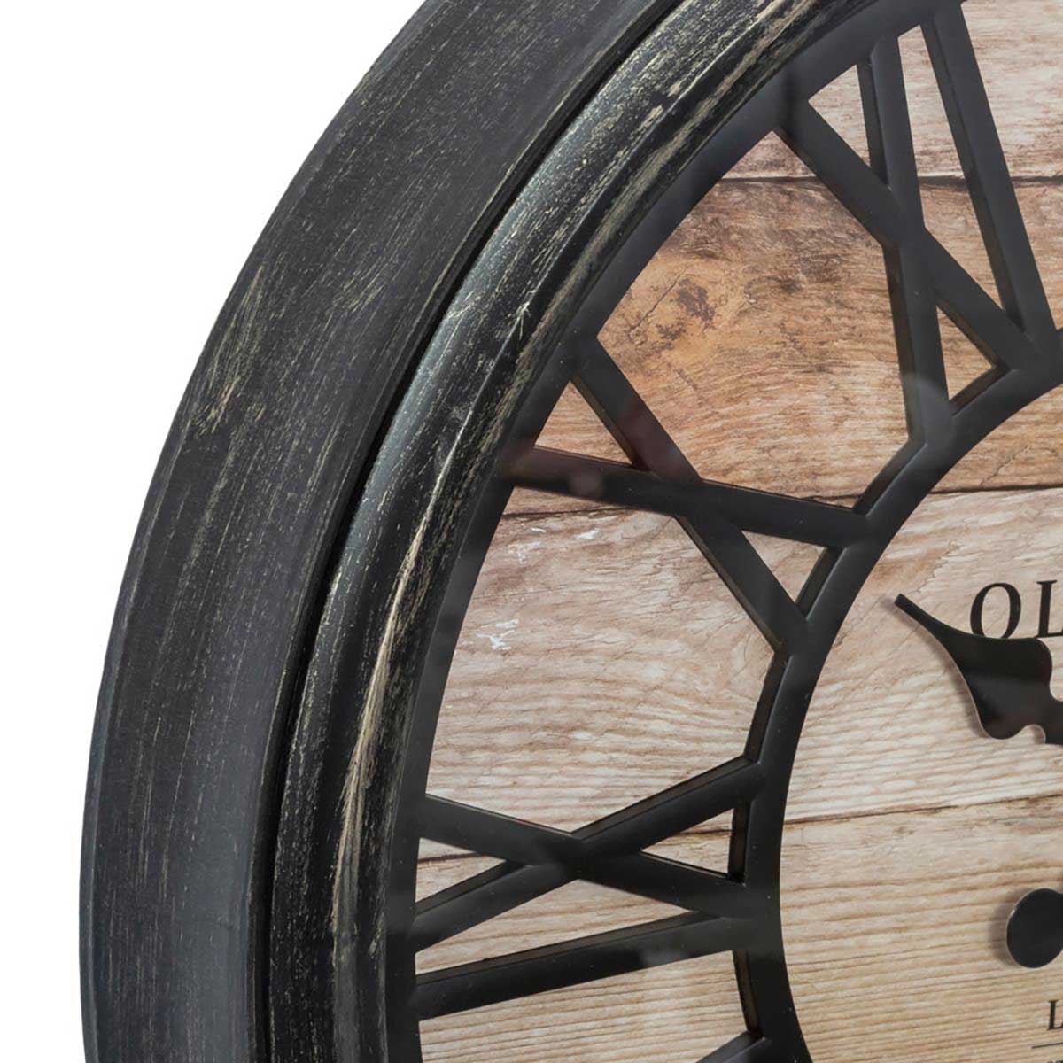 Reloj De Pared Marrón 50Cm