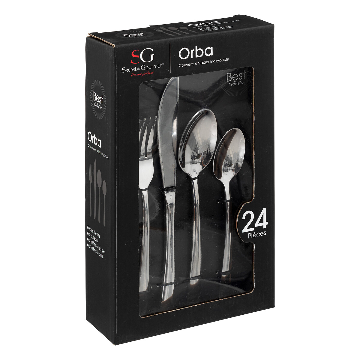 Cuberter&iacute;a ORBA con 24 pzas de acero inoxidable