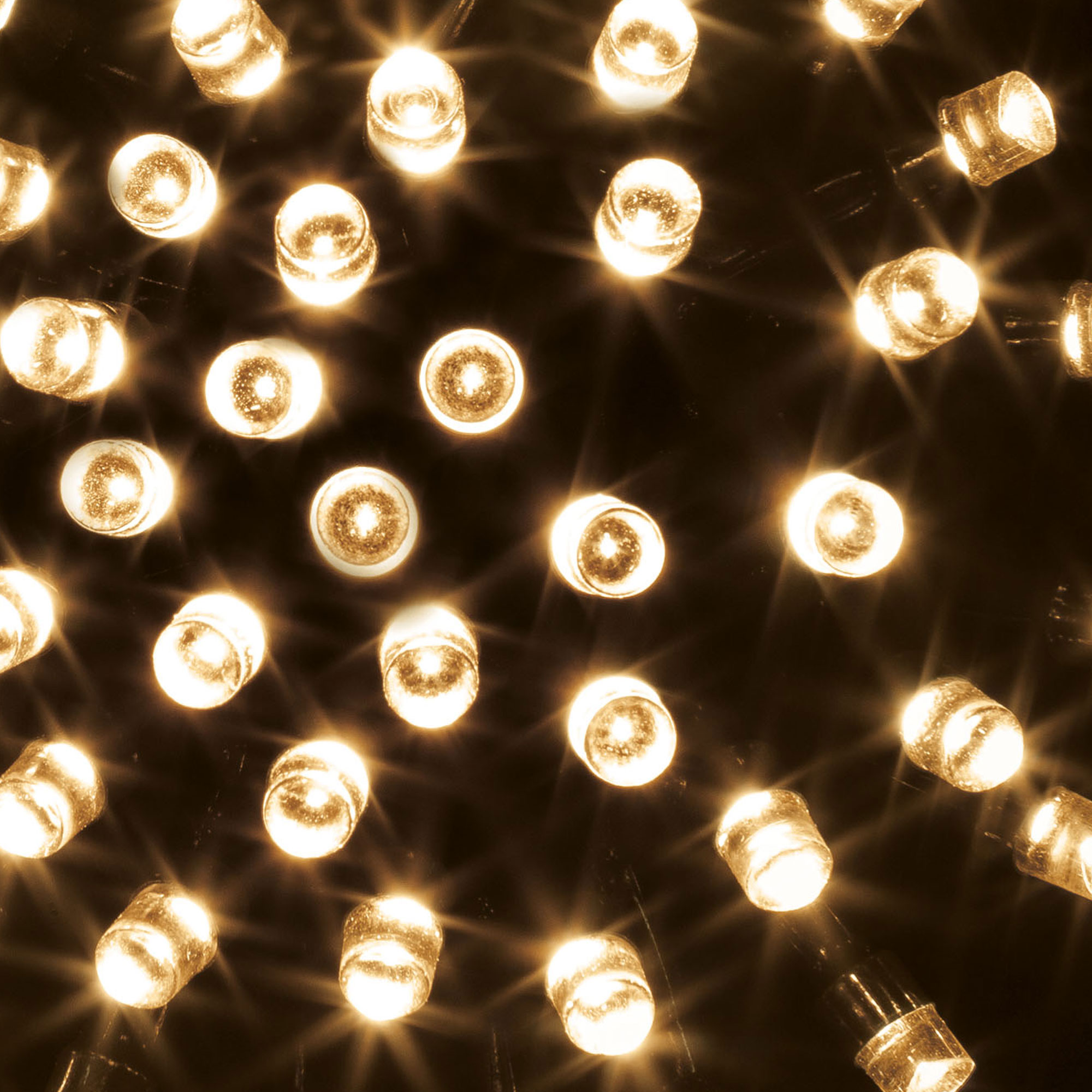 S&eacute;rie Luminosa De Natal Branco Quente 320 LEDs 32m