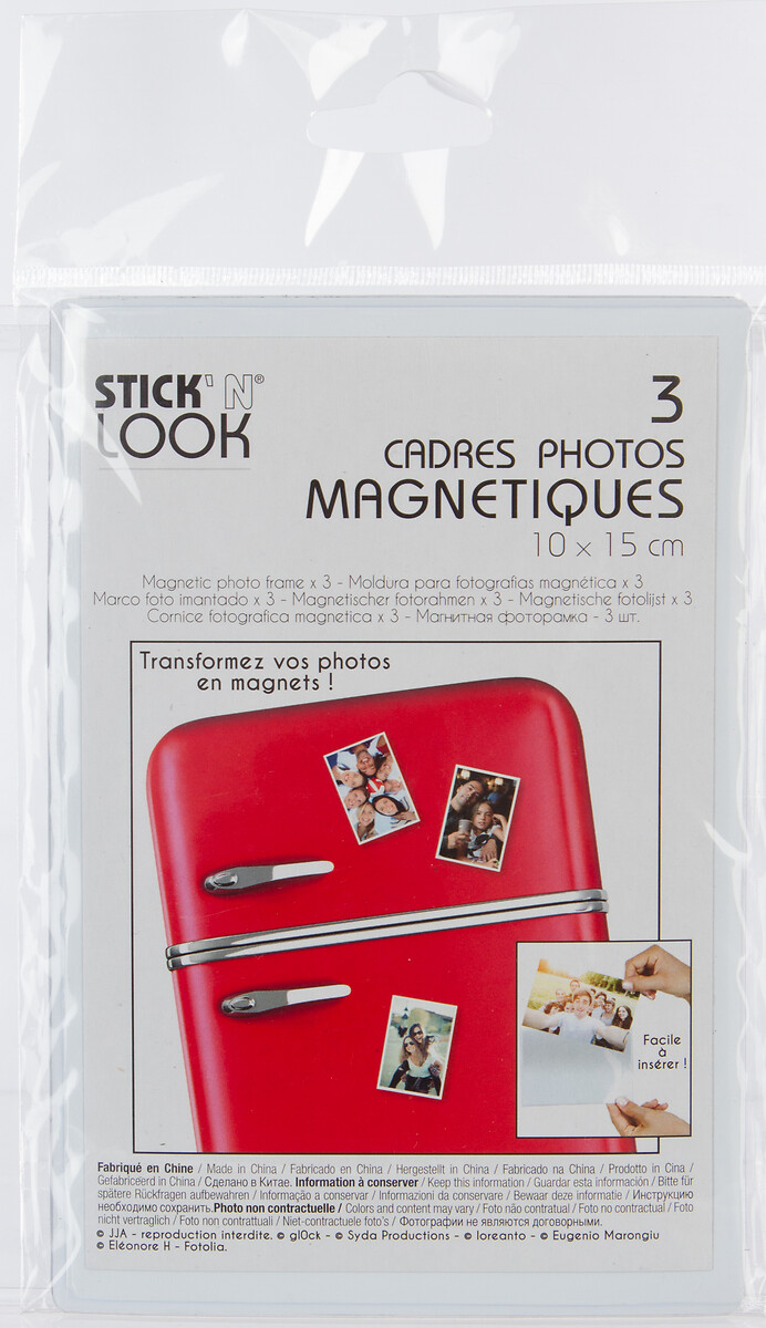 Juego De 3 Portarretratos Magnéticos