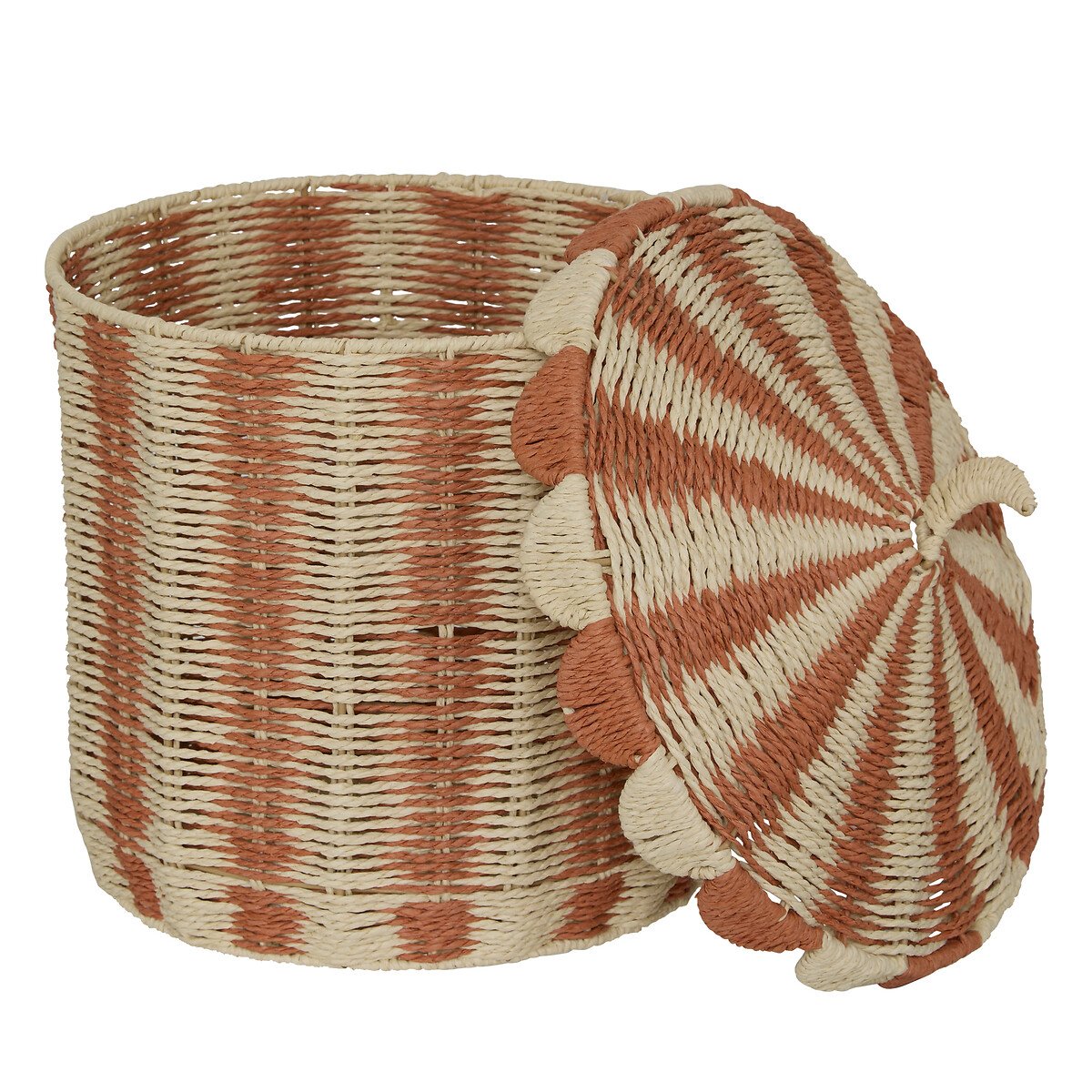 Cesto de almacenaje NOMADE con tapa 37.5cm