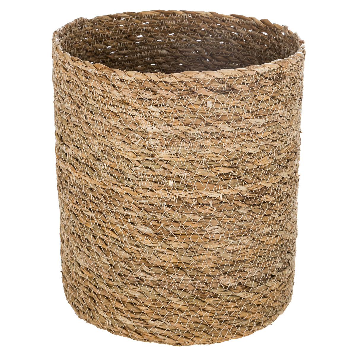 Cesta Seagrass Natural Tam.4/4 27x27Cm