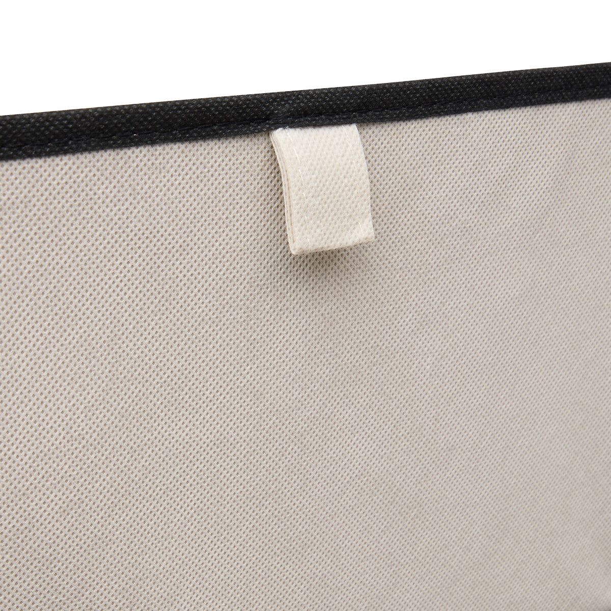 Cesto de ropa beige 45L